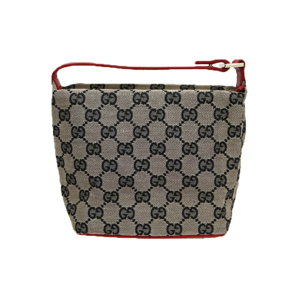 Gucci Accessory Clutch Handbag GG Canvas Beige